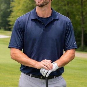 Nike Men's Deep Blue Polo Shirt